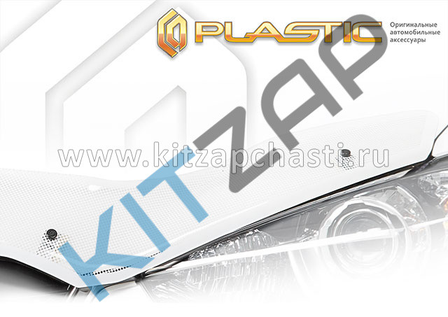 Дефлектор капота "Фирма CA-plastic" белая шелкография JAC J7 2010010416188